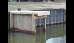 small piers and breakwater walls for ramps