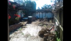 (Before) Back Yard Clean Up and Grading