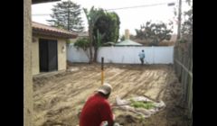 (After) Back Yard Clean Up and Grading
