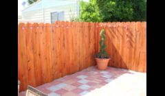 Wooden fence